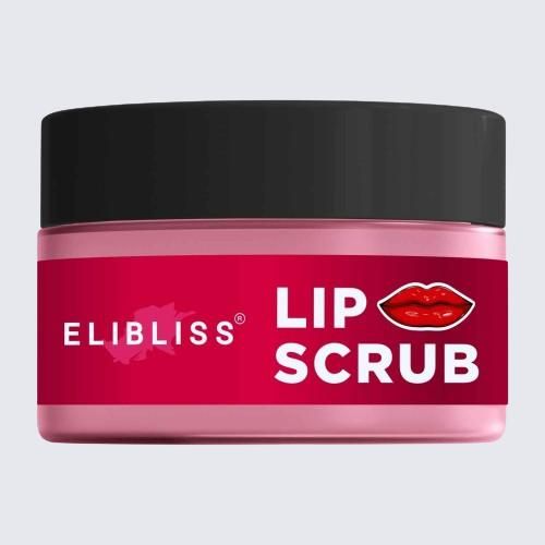 Strawberry Lip Scrub for Lightening & Brightening Dark Lips, Dry, Chapped Lips - MyHomeBazaar